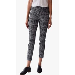 Krazy Larry Pull-On Ankle Pants "Black Bars" - size 2